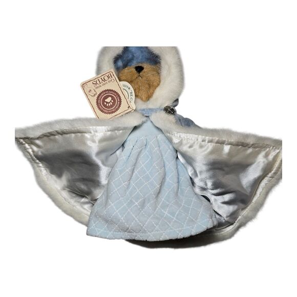 Boyds Bears Bailey Bear 8” Plush #9199-19V Blue Velour Coat Retired w/ Tags - Picture 4 of 8